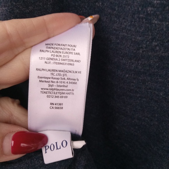Polo Ralph Lauren Pony Classic Fit Men Long Sleeve V Neck T Shirt Preppy Size M - Picture 4 of 5